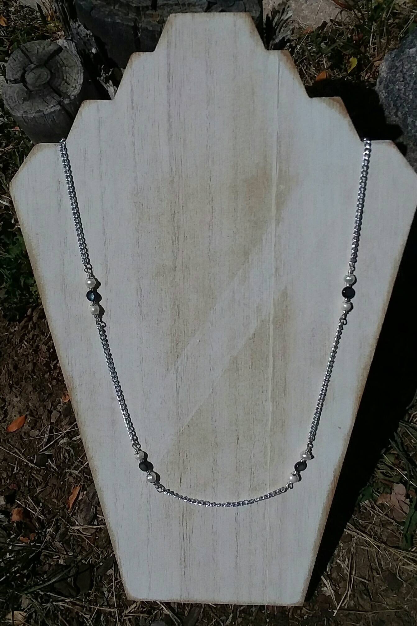 Süsswasserperle Und Perlmutt-Halskette Süsswasserperle Und Perlmutt-Halskette von MountainGirlRevival