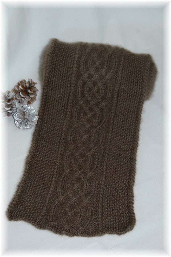 Maennerschal, Handgestrickt in Reinem Qiviut "Vancouver Island" - Das Ideale Geschenk Fuer Ihn Zu Jedem Anlass Maennerschal, Handgestrickt in Reinem Qiviut "Vancouver Island" - Das Ideale Geschenk Fuer Ihn Zu Jedem Anlass von MountainMasche