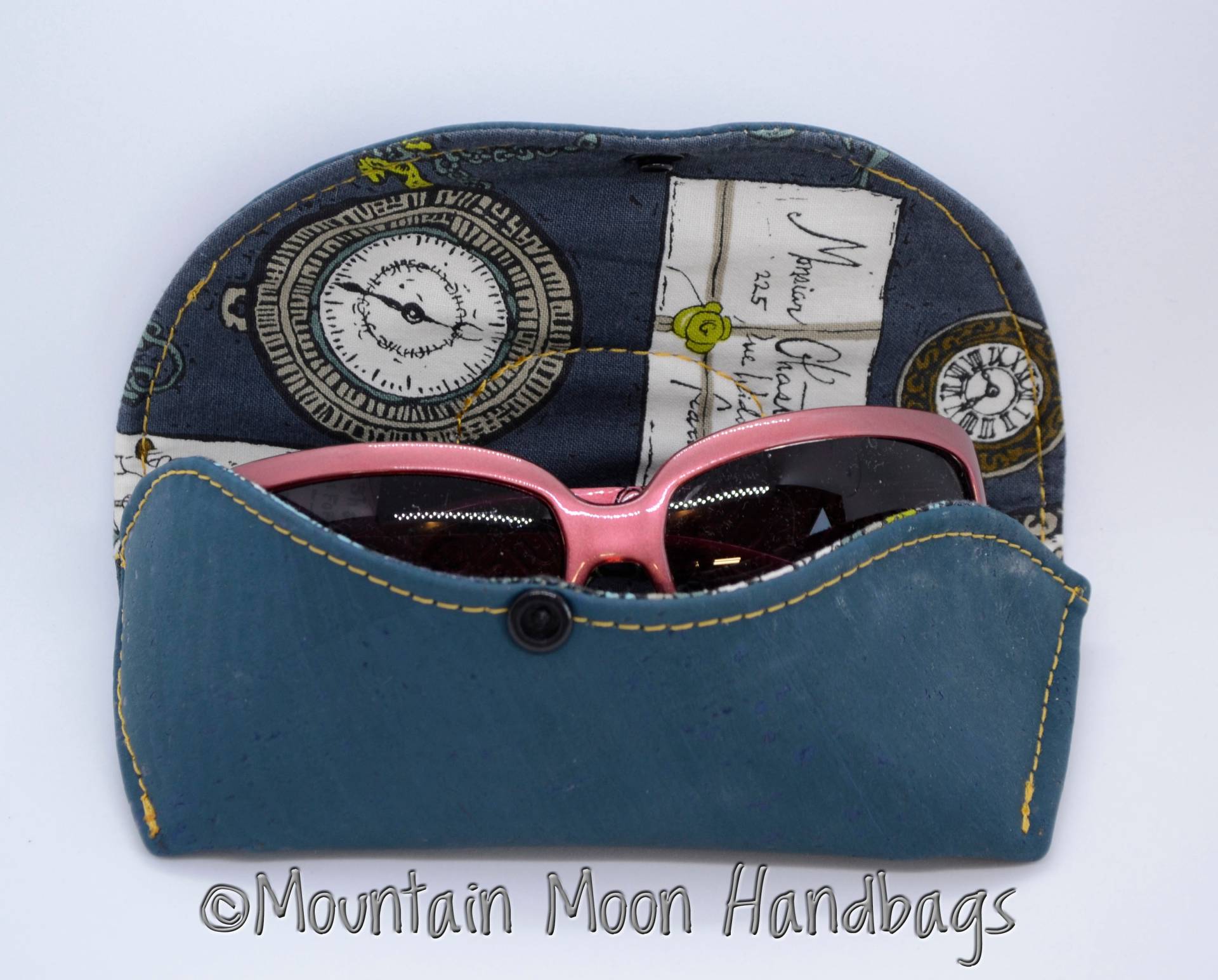 Petrol Kork Ghastlie Sonnige Gläser Fall Petrol Kork Ghastlie Sonnige Gläser Fall von MountainMoonHandbags