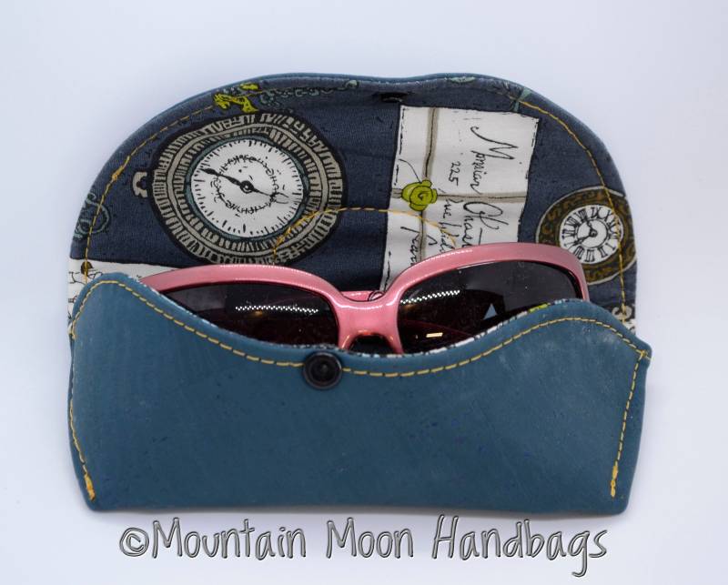 Petrol Kork Ghastlie Sonnige Gläser Fall Petrol Kork Ghastlie Sonnige Gläser Fall von MountainMoonHandbags