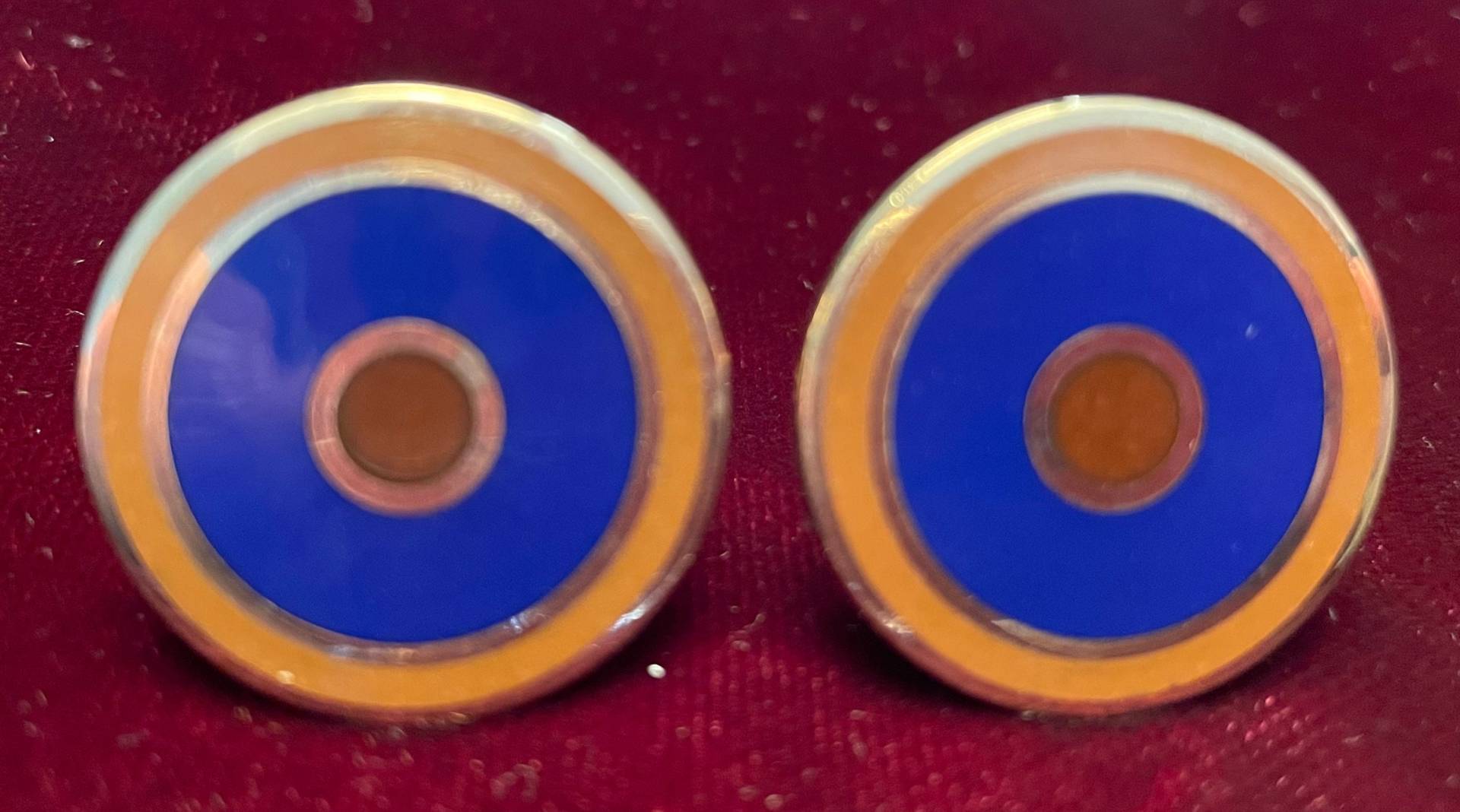 Ein Paar Mod Bullseye Manschettenknöpfe Ein Paar Mod Bullseye Manschettenknöpfe von MountainThistleLLC