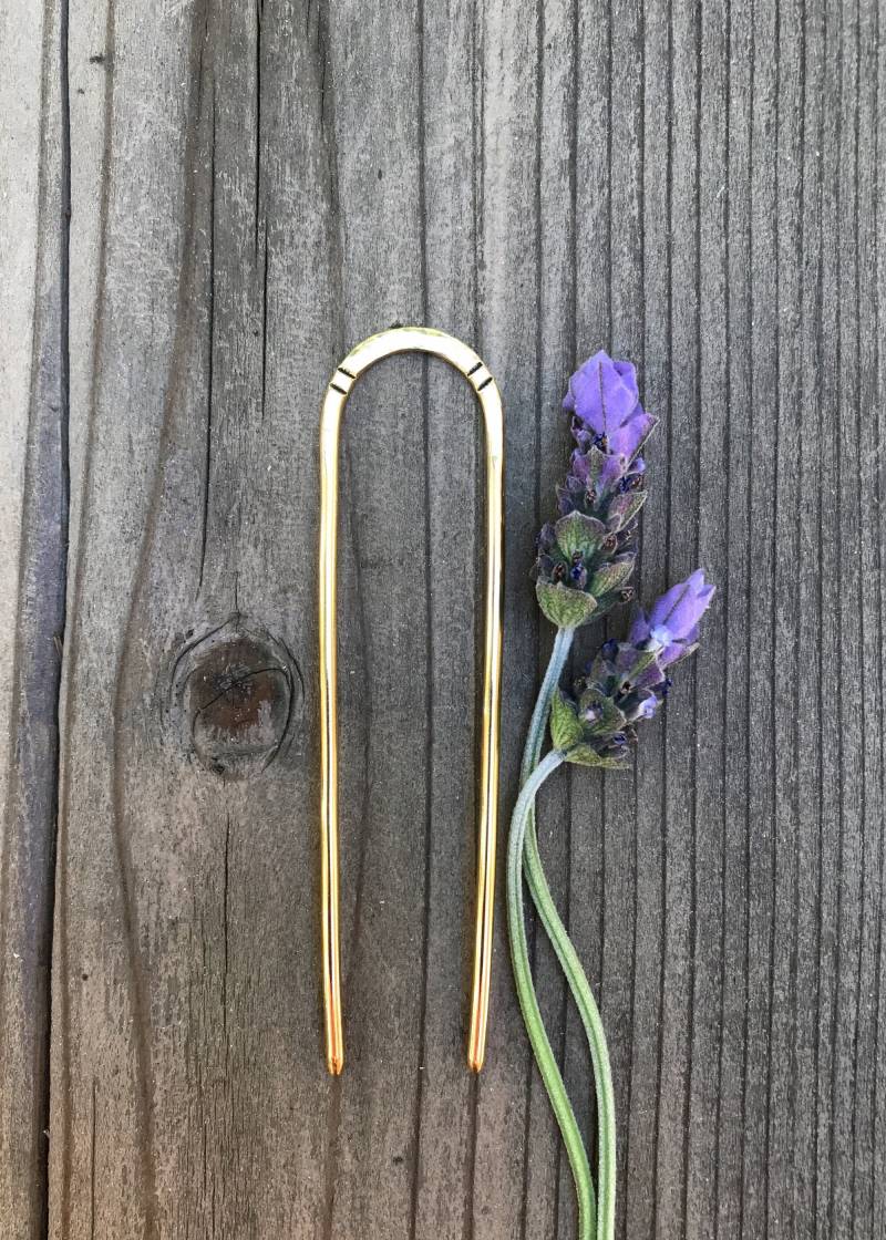 Handgemachte Messing Haar Pin 10 cm Gestanzte Forke Für Dutts Handgemachte Messing Haar Pin 10 cm Gestanzte Forke Für Dutts von MountainsandSkye