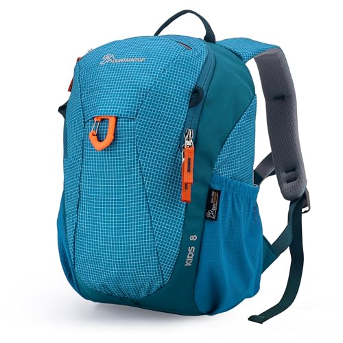 Mountaintop 8L Kinderrucksack Kita Rucksack mit Brustgurt & Leine für Mädchen Jungen 1-3 Jährige, 20 x 13 x 34 CM, Blau von Mountaintop