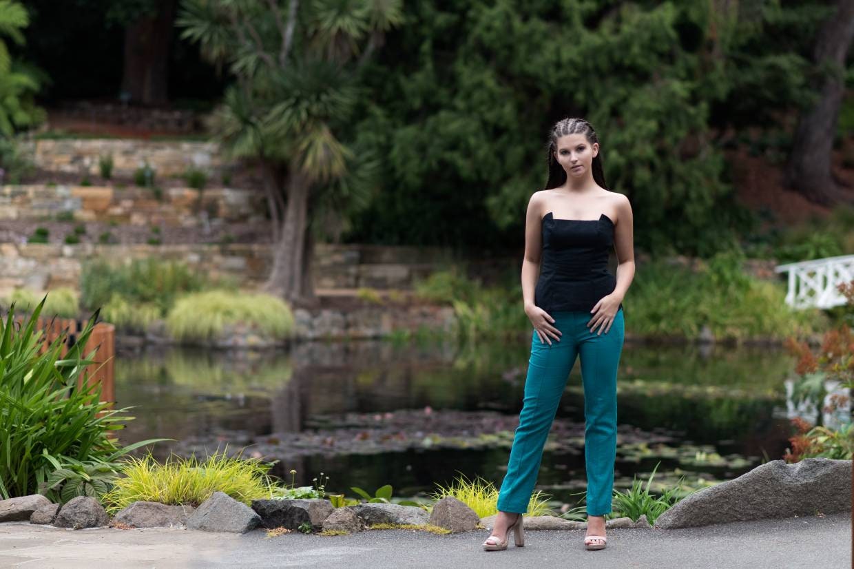 Türkis & Holz Hanf Hose von MountaintopsStudio