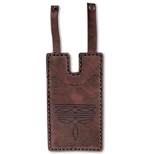 Mode Leder Brieftasche, Western Boot Brieftasche mit Snap Armband für Frauen (Kaffee) von Mounteps