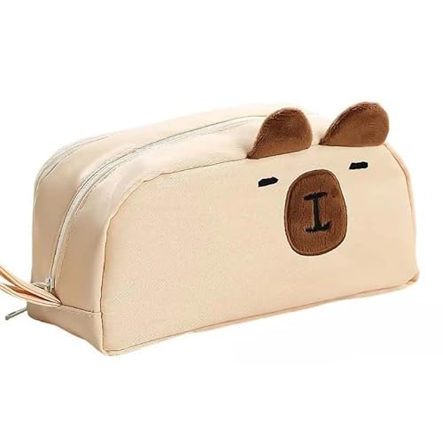 Mounteps Capybara Spielzeug-Federmäppchen, großes Fassungsvermögen, Schreibwaren-Organizer, Stifttasche, Geschenk von Mounteps
