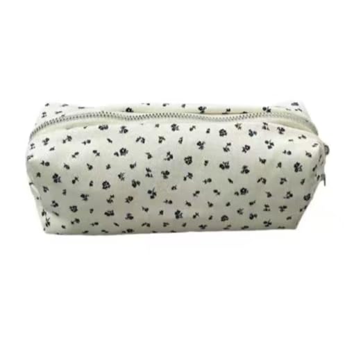 Mounteps Multifunktionales Federmäppchen mit Blumendruck, geräumiges, langlebiges Federmäppchen/Schreibwarentasche, perfekt für Schule, Büro und den täglichen Gebrauch, D, Modern von Mounteps