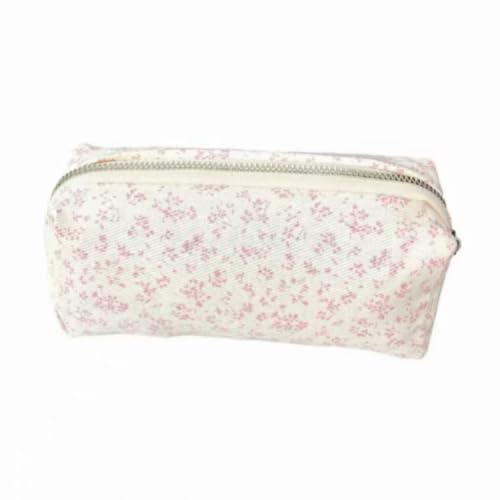 Mounteps Multifunktionales Federmäppchen mit Blumendruck, geräumiges, langlebiges Federmäppchen/Schreibwarentasche, perfekt für Schule, Büro und den täglichen Gebrauch, a, Modern von Mounteps
