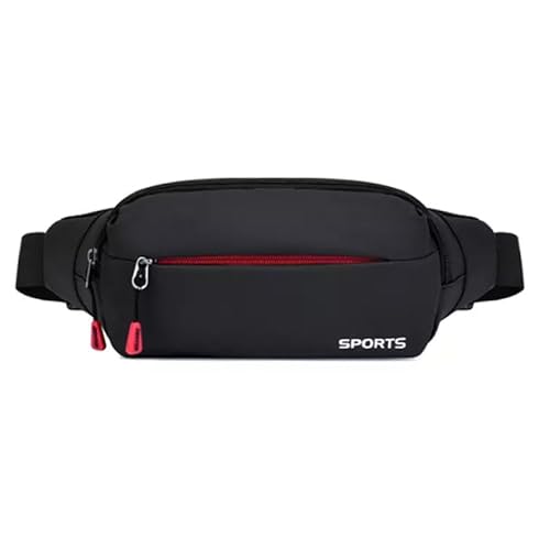 Taille Bum Bag wasserdichte Männer Frauen Festival Reise Geld Laufen Gürtel Pack (schwarz) von Mounteps