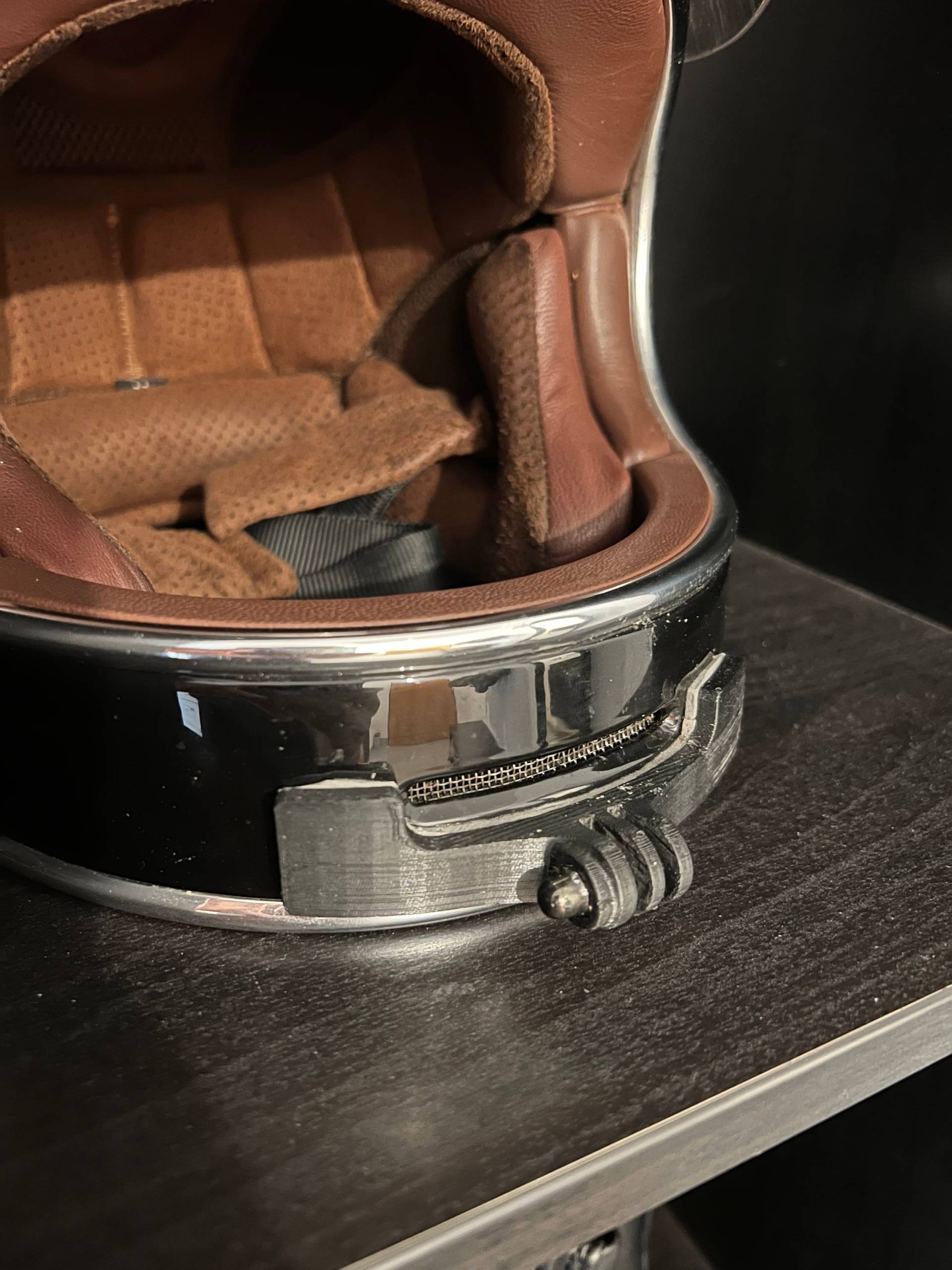 Gopro Halterung + Zentrierung Bell Bullitt Motorradhelm Cafe Race Gopro Halterung + Zentrierung Bell Bullitt Motorradhelm Cafe Race von MountyDE