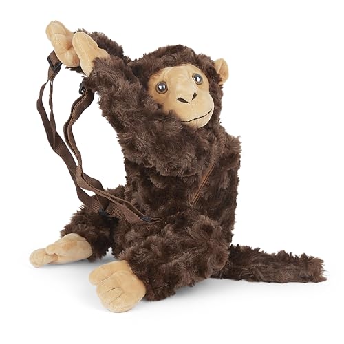 Mousehouse Gifts Entzückende Plüsch-Rucksäcke in vielen Charakteren – Bär, Affe, Lamm und Panda, Einhorn, Kaninchen, Hund, Elefant, Faultier – weich, kuschelig und leicht für Kinder, 0, M von Mousehouse Gifts