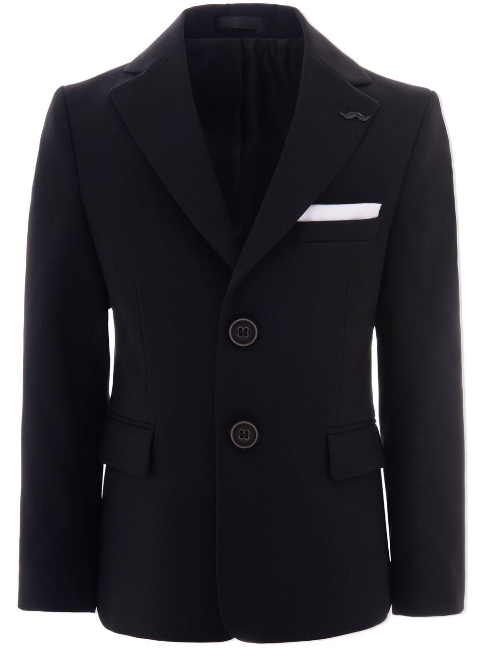 Moustache Blazer mit steigendem Revers - Schwarz von Moustache