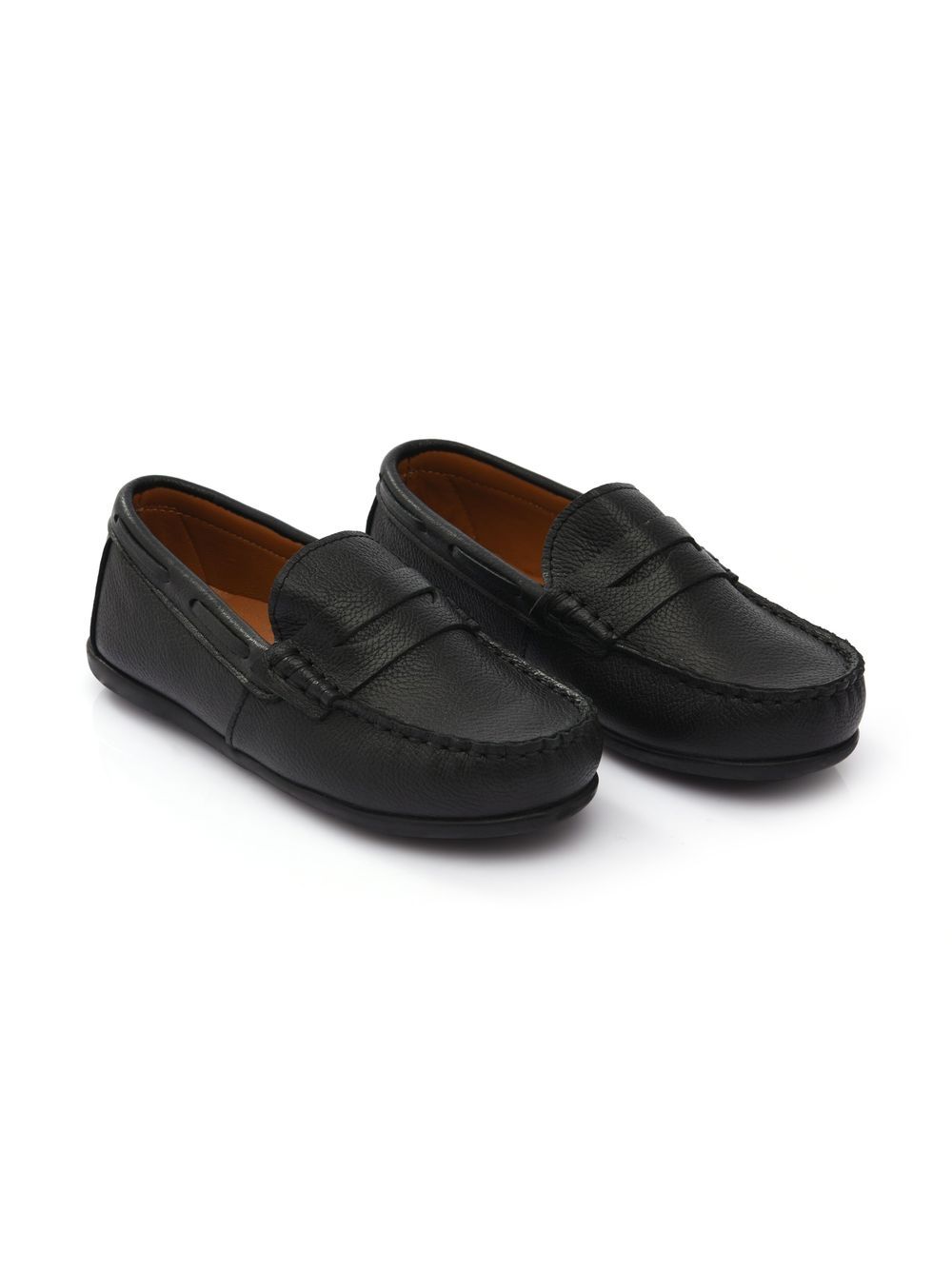 Moustache Penny-Loafer aus Faux-Leder - Schwarz von Moustache