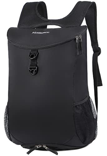 Mouteenoo Sportrucksack mit Schuhfach für Herren und Damen (Black/Black) von Mouteenoo