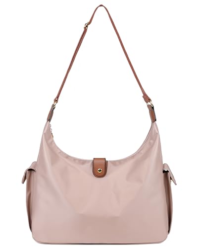 Mouteenoo Umhängetasche Damen mit Verstellbarer Schultergurt, Crossbody Bag Damen (Dusty Rose) von Mouteenoo