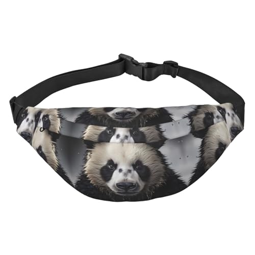 Panda im Wasser, stilvolle und praktische Bauchtasche für Frauen – praktische Gürteltasche für Outdoor-Aktivitäten, Laufgürteltasche,, Panda im Wasser, Einheitsgröße von Mouxiugei