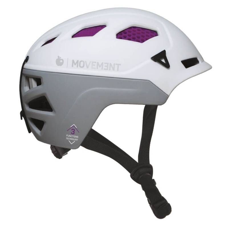 Movement 3Tech Alpi Honeycomb Damen Skitourenhelm white/grey/purple von Movement