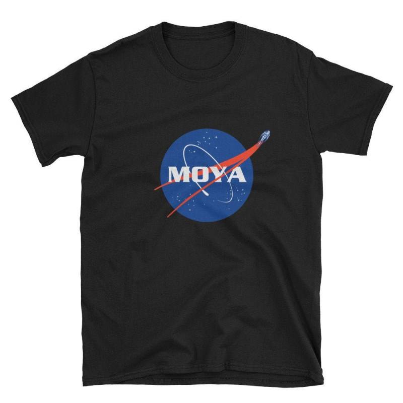 Moya - Ein Nasa & Farscape Inspiriertes Blau Weiß Schwarz Kurzarm Unisex T-Shirt S-3xl Moya - Ein Nasa & Farscape Inspiriertes Blau Weiß Schwarz Kurzarm Unisex T-Shirt S-3xl von MovieManiacsDesign