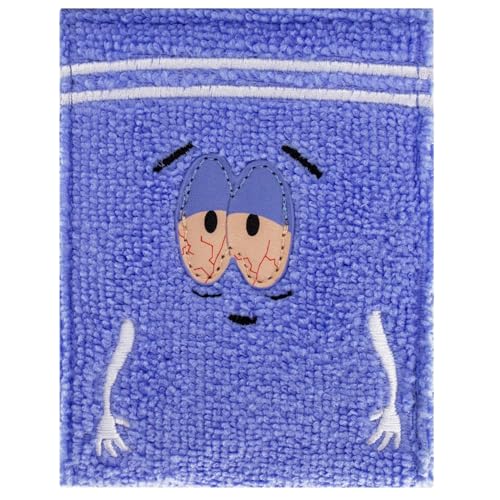 South Towelie Park Vergiss Nicht, EIN Handtuch Mitzubringen Geldbörse/Geldbeutel Bi-Fold ID & Kartenhalter, Blau von Movies