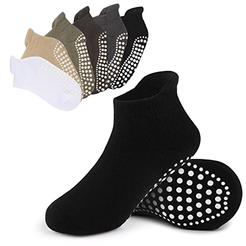 Mowenti Stoppersocken ABS Baby Socken Antirutschsocken 6 Paar Jungen Mädchen 6-12 Monate Kinder Kleinkind Krabbelsocken Bunt_1 Kurze von Mowenti