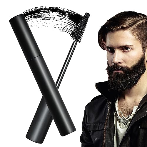 Augenbrauen-Färbestift - 0,3 Unzen getönter Bartpinsel-Farbstift | Mit Pinsel Augenbrauen-Tönungsstift Bartfärbestift Graubartfarbstoff für Männer Wischfest Wasserdicht Langlebig Moxeupon von Moxeupon