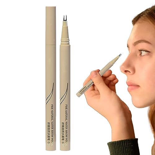 Eyeliner-Stift flüssig - Wasserfester Eyeliner-Stift - Langlebiger Augenstift, wischfester flüssiger Eyeliner, flüssiger Augenbrauenstift für den unteren Wimpernbereich Moxeupon von Moxeupon