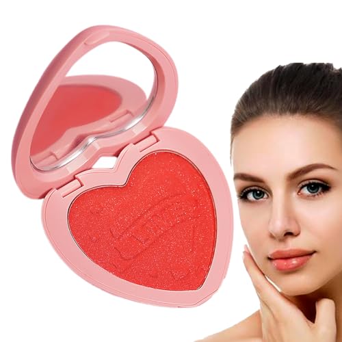 Gesichtsrouge-Puder | Natürliches Puderrouge für Damen für feine Wangenfarbe | Gesichts-Make-up-Zubehör zum Einkaufen, Zuhause, Reisen, Treffen, Verabredungen, Arbeiten Moxeupon von Moxeupon