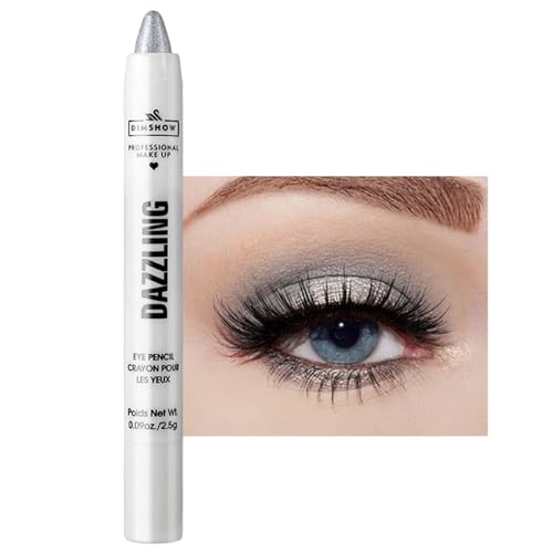 Lidschattenstift, Wischfester Highlighter-Lidschattenstift Glitzer-Lidschatten-Eyeliner-Stift, Lidschatten-Eyeliner-Stift zum Hervorheben und Auffrischen des Make-ups Moxeupon von Moxeupon