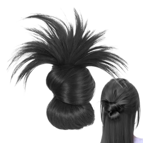 Moxeupon Haarteil Für Frauen - Steckzopf Mit Federn | Bequeme Leichte Haarspange Für Mädchen & Erwachsene – Für Täglichen Gebrauch von Moxeupon
