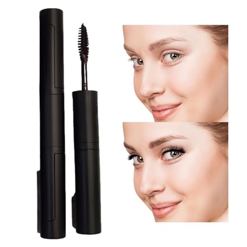 Verlängernde Mascara,Widen Open Eyes Mascara mit Push-Up-Bürste - Schwarzbraune, voluminöse Wimperntusche, die das Augen-Make-up verlängert und Volumen verleiht, Wimpernlifting mit Up für Moxeupon von Moxeupon