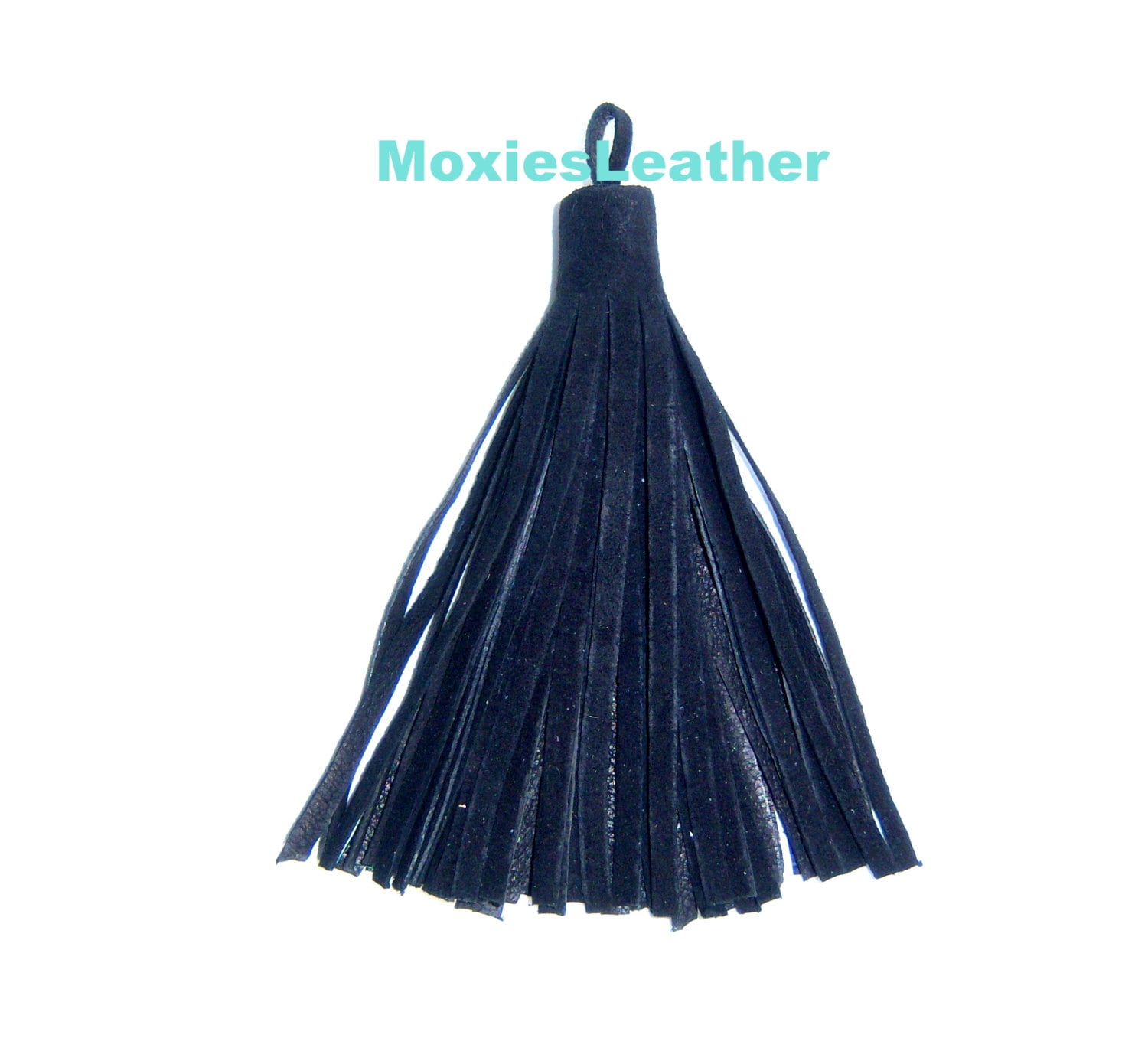 Lederne Quaste, Schwarze Wildleder Quasten, Echtes Wildleder, Quasten Für Schlüsselanhänger, - Fransen Quaste Quaste von MoxiesLeather