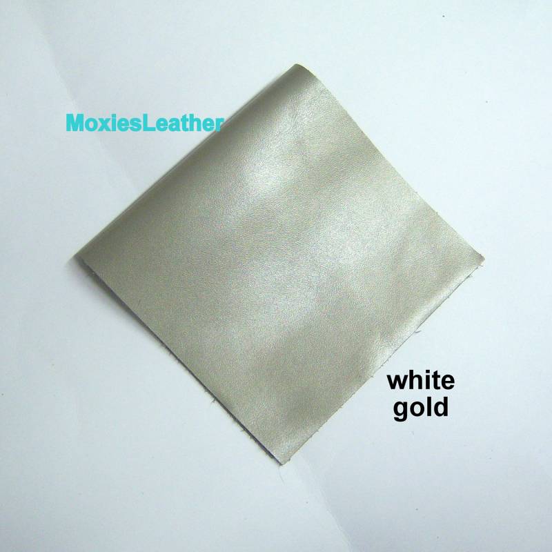 Weißes Gold Leder Stück - Kupfernen Leder, Teal Großhandel in Bronze Gold Kupfer Und Zinn Petrol Weißes Gold Leder Stück - Kupfernen Leder, Teal Großhandel in Bronze Gold Kupfer Und Zinn Petrol von MoxiesLeather