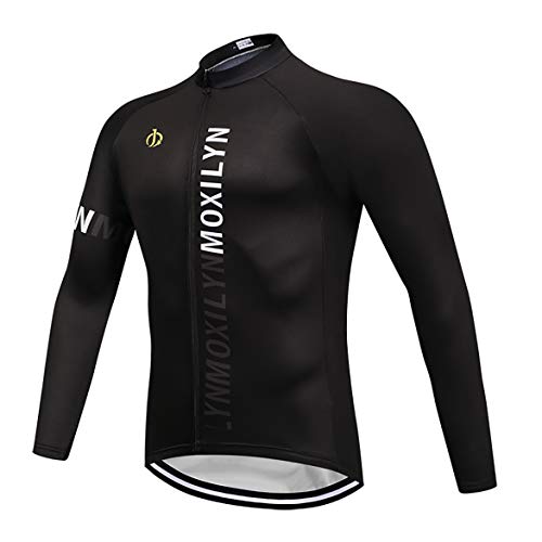 Moxilyn Fahrradbekleidung Herbst Fahrrad Trikot Regenjacke Wasserdicht Winddicht Atmungsaktiv Jacke MTB Mountainbike Jacket Visible Reflektierend für Herbst Hohe Elastizität Schnell Trocknend von Moxilyn