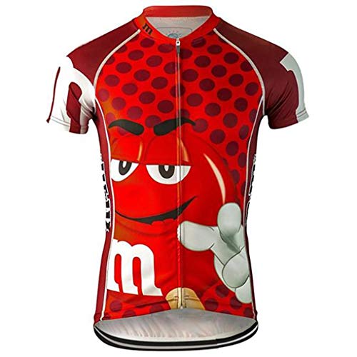 Radtrikot Herren Kurzarm Radtrikots Schnelltrocknend Fahrradshirt MTB-Shirt Fahrradbekleidung von Moxilyn