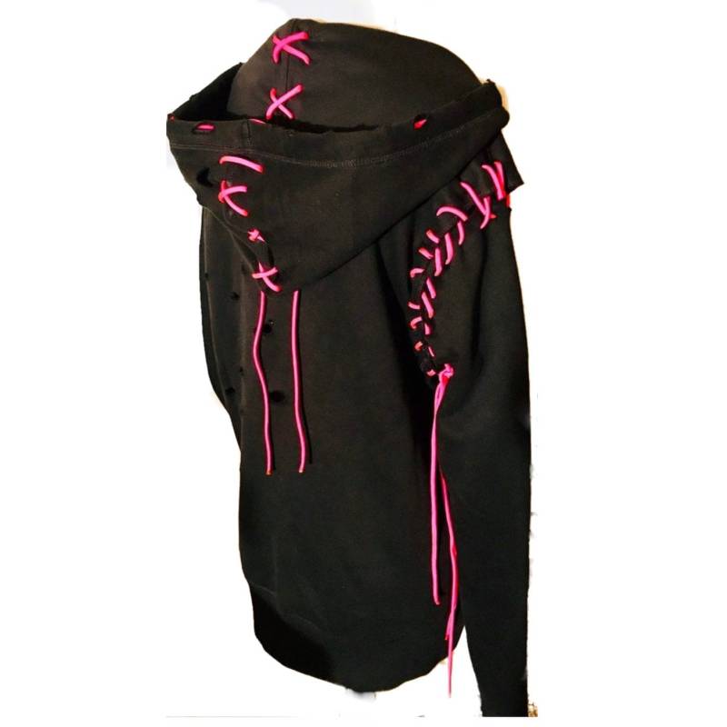 Distressed Hoodie Mit Schnürung Distressed Hoodie Mit Schnürung von MoxyTshirts