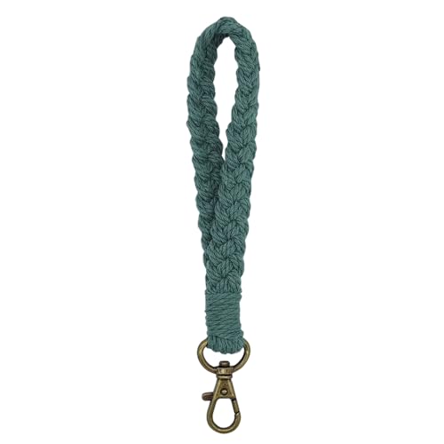 Moydolo Boho Makramee Schlüsselanhänger Armband Schlüsselband Schlüsselkette Handgelenk Lanyard für Frauen Mädchen von Moydolo