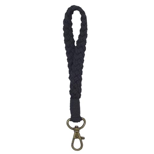 Moydolo Boho Makramee Schlüsselanhänger Armband Schlüsselband Schlüsselkette Handgelenk Lanyard für Frauen Mädchen von Moydolo