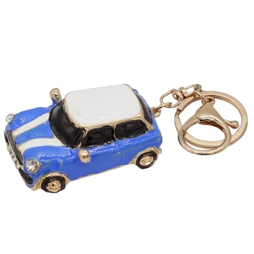 Moydolo Mini Auto Modell Schlüsselanhänger Anhänger Metall Auto Schlüsselketten Car Keychain Charme für Damen Herren von Moydolo