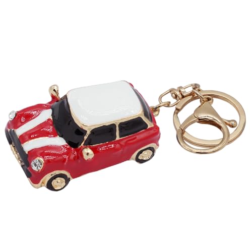Moydolo Mini Auto Modell Schlüsselanhänger Anhänger Metall Auto Schlüsselketten Car Keychain Charme für Damen Herren von Moydolo