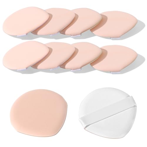 8 Stück Make-up Schwamm Luftpolster Hautfarbe Makeup Powder Puff Puderquaste Make-up-Kissen Beauty Blender Nasses Trockenes Makeup Werkzeug Weich Schwämmchen für Foundation Concealer Tropfenmischung von Mozeat Lens