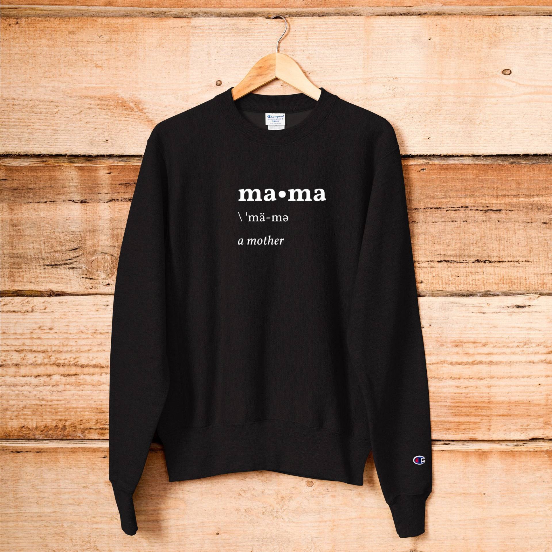 Champion Sweatshirt, Hoodie, Hoodie Saison, Sammle Deinen Schwarz, Langarm, Bestseller, Neue Mama, Mutter, Mama von Mpj4u