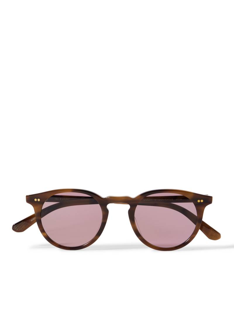Mr Leight - Luckman S Round-Frame Tortoiseshell Acetate and Gold-Tone Sunglasses - Men - Tortoiseshell von Mr Leight