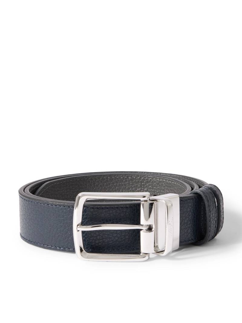 Mr P. - 3cm Reversible Full-Grain Leather Belt - Men - Blue - EU 100 Mr P. - 3cm Reversible Full-Grain Leather Belt - Men - Blue - EU 100 von Mr P.
