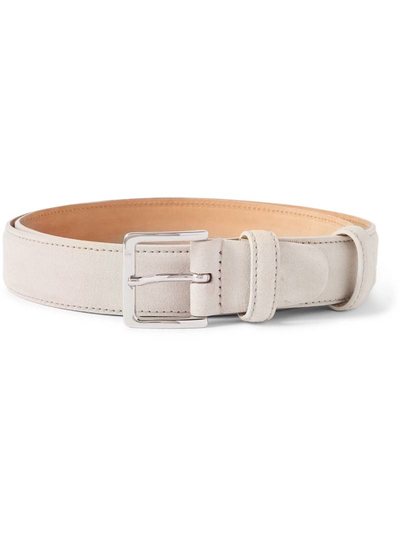 Mr P. - 3cm Suede Belt - Men - Neutrals - EU 100 von Mr P.