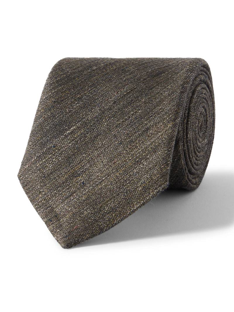 Mr P. - 8.5cm Linen and Silk-Blend Tie - Men - Green von Mr P.