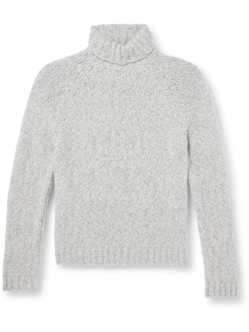 Mr P. - Alpaca-Blend Bouclé Rollneck Sweater - Men - Gray - XS Mr P. - Alpaca-Blend Bouclé Rollneck Sweater - Men - Gray - XS von Mr P.