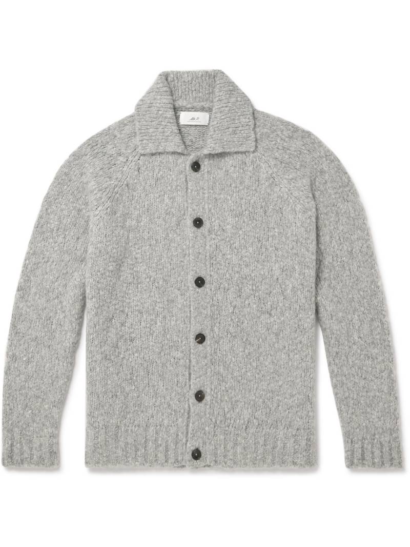 Mr P. - Alpaca-Blend Cardigan - Men - Gray - M von Mr P.