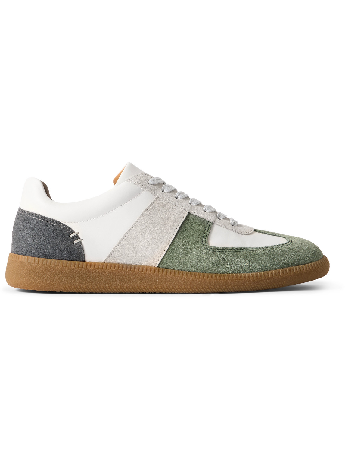 Mr P. - Ansel Suede and Leather Sneakers - Men - Neutrals - UK 10 von Mr P.