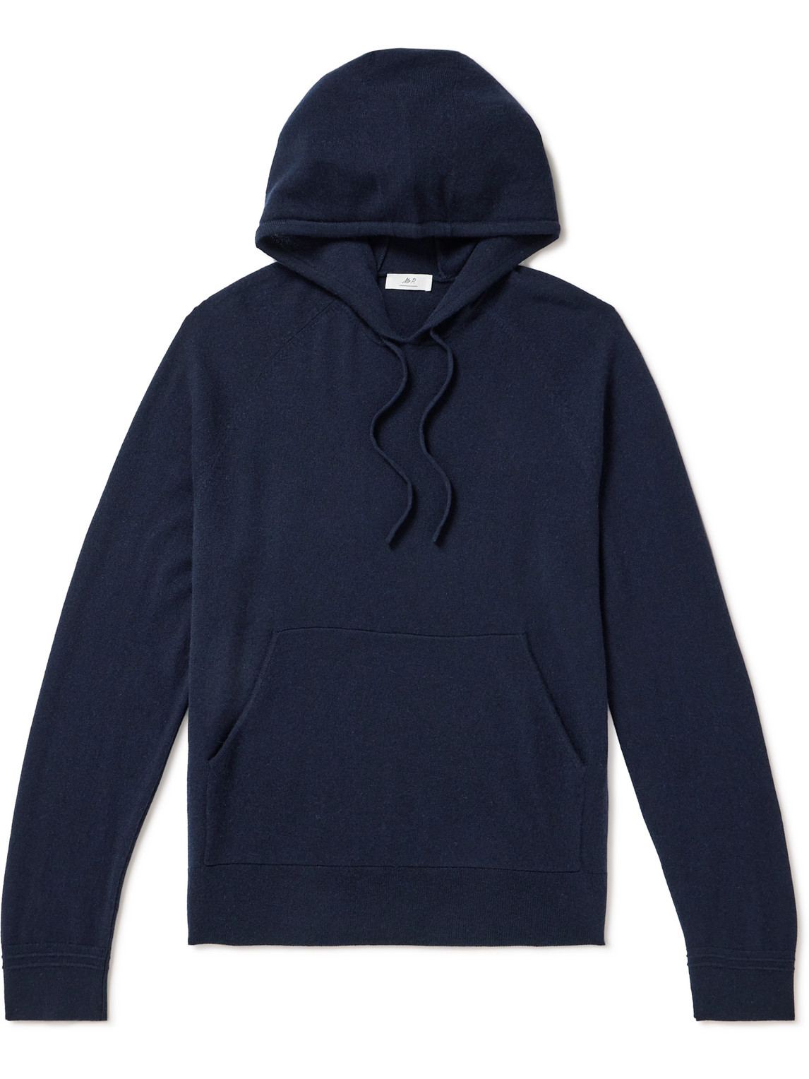 Mr P. - Cashmere Hoodie - Men - Blue - M von Mr P.