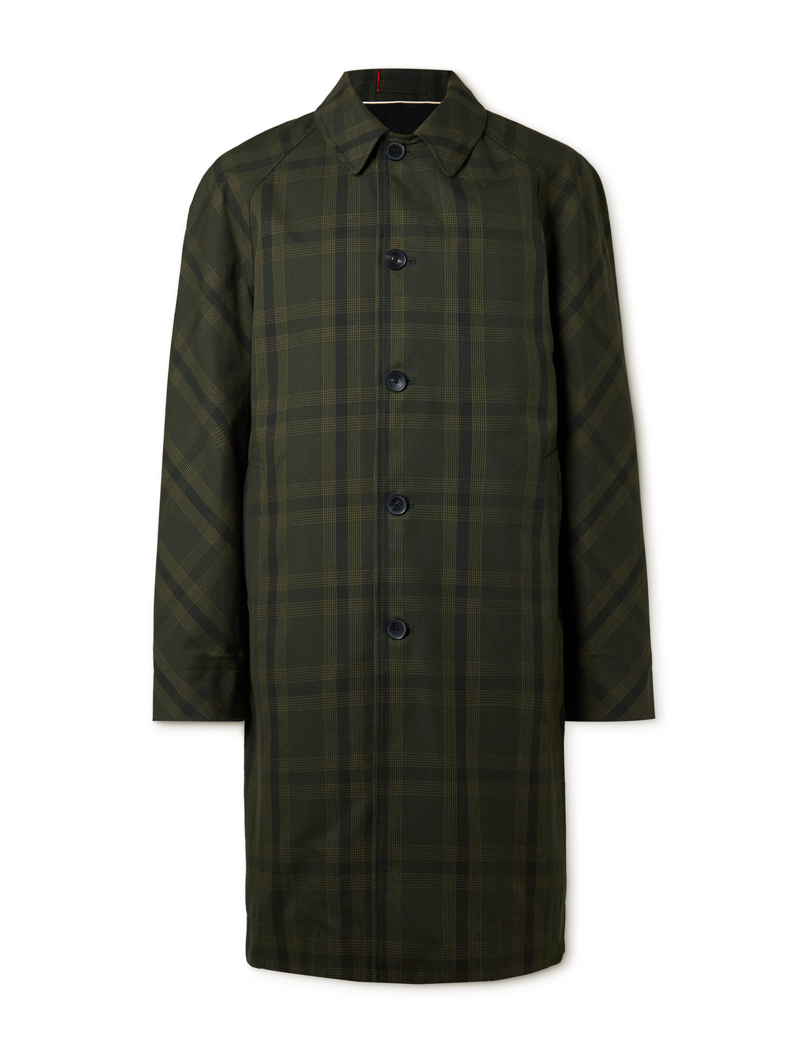 Mr P. - Checked Cotton-Twill Coat - Men - Green - M von Mr P.